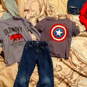Old navy bundle of shirts and jeans . Size 5T